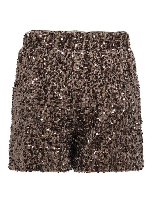 Shorts;Shorts ONLY - Confidence short - sequins brown