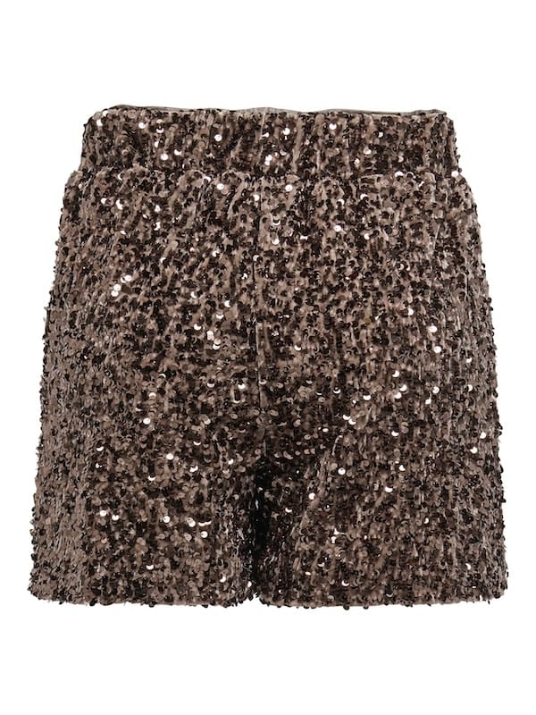 ONLY - Confidence short - sequins brown