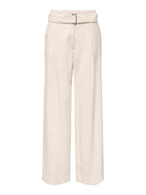 ONLY - Tila pants - cloud dancer