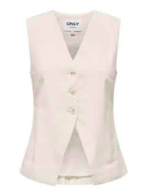 ONLY - Tila waistcoat - cloud dancer
