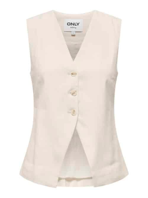 ONLY - Tila waistcoat - cloud dancer