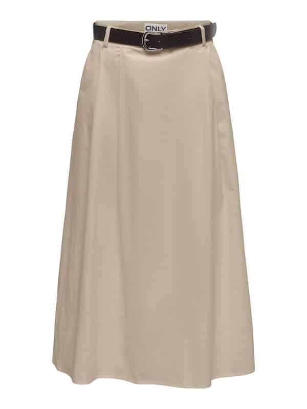 ONLY - Zora skirt - oxford tan