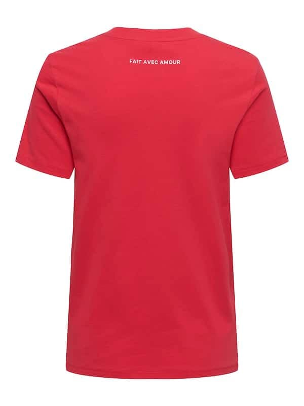 Only - Celina t-shirt - tomato puree
