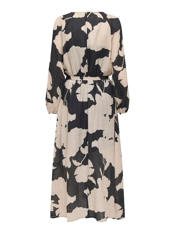 Only - Ebba jurk - black vanille