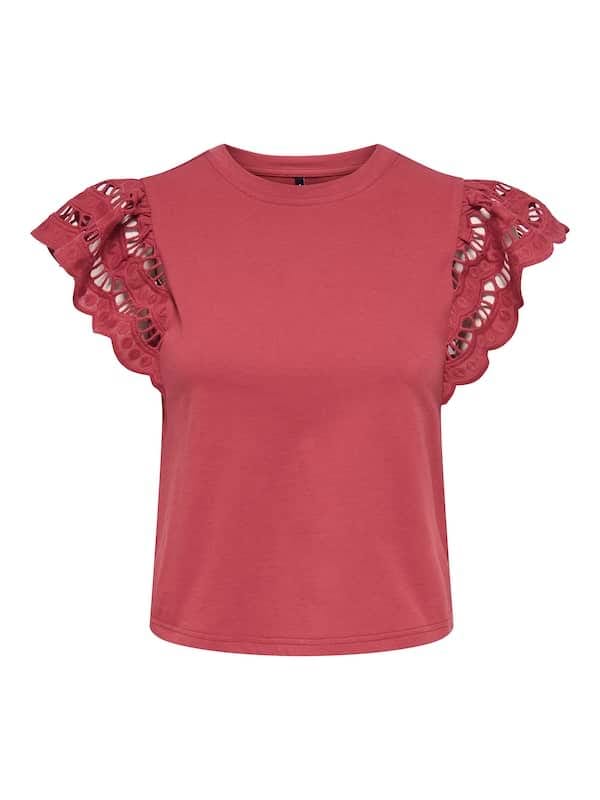 Only - Macy t-shirt - brick red