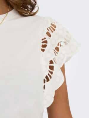 Only - Macy t-shirt - cloud dancer