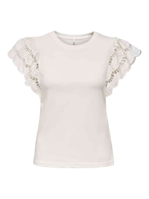 Only - Macy t-shirt - cloud dancer