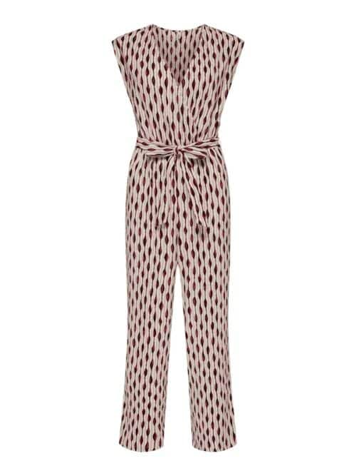Only - Maine jumpsuit - birch brick red