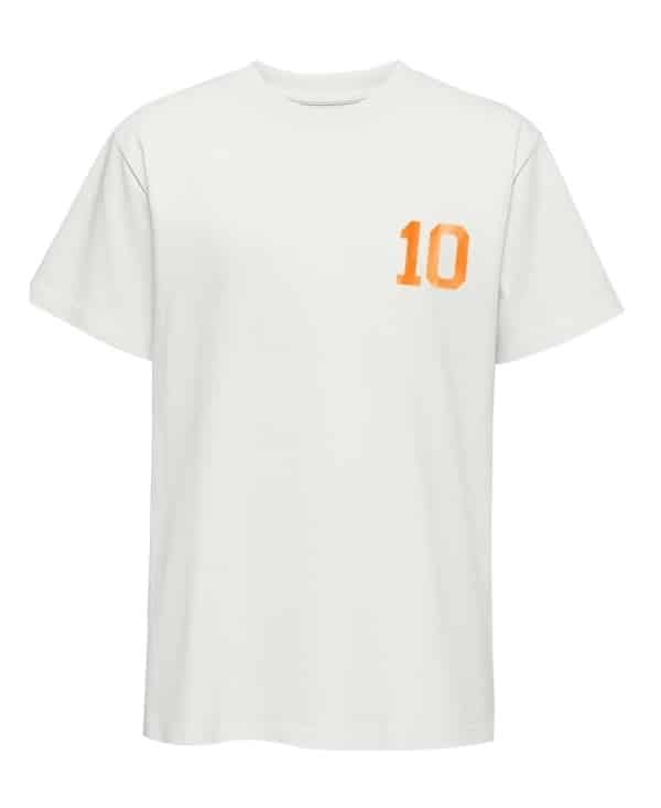 Only - Rikka t-shirt match day - white