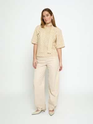 Peppercorn - Tyrell wide blouse - dot print