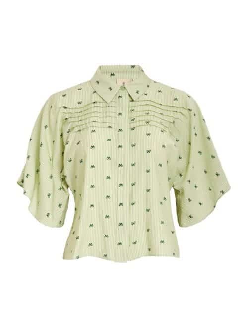 Peppercorn - Osa shirt blouse - nile green