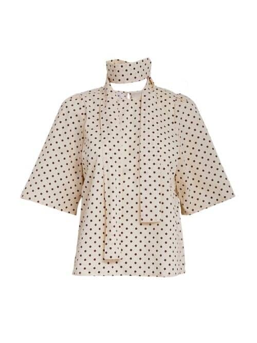 Peppercorn - Tyrell wide blouse - dot print