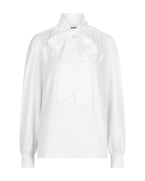 Red Button - blouse - Estelle bow sparkle - off white