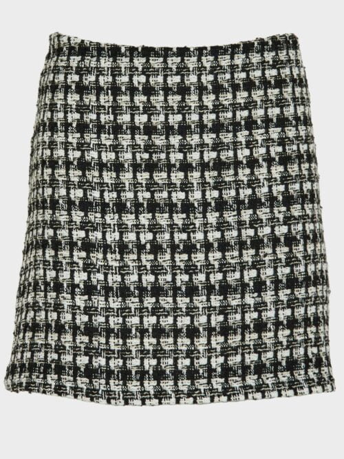 Renete-short-skirt-minus-Black-Checked-scaled