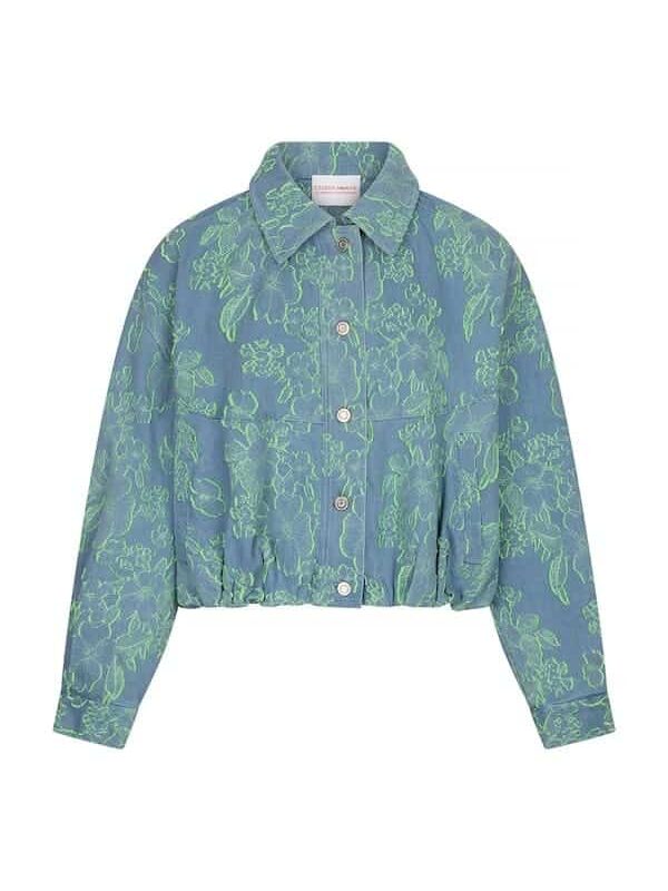 Studio Amaya - Layla jacket - denim lime