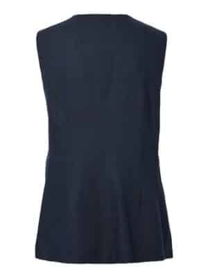 YAS - Agana linnen blend waiscoat - navy