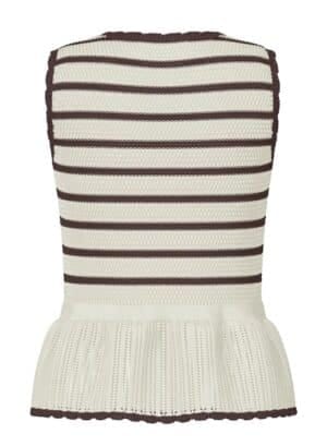 YAS - Annie top - coffee