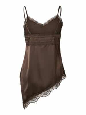 YAS - Eveline lace strap - chocolate brown