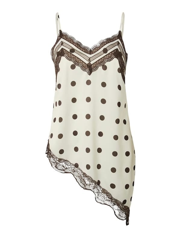 YAS - Eveline lace strap - pristine brown