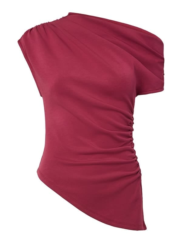 YAS - Palimi off shoulder top - rhododendron