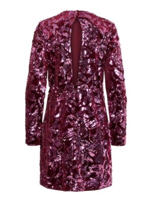 YAS - Rococo sequin dress - Port royale