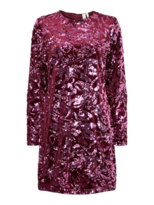 YAS - Rococo sequin dress - Port royale