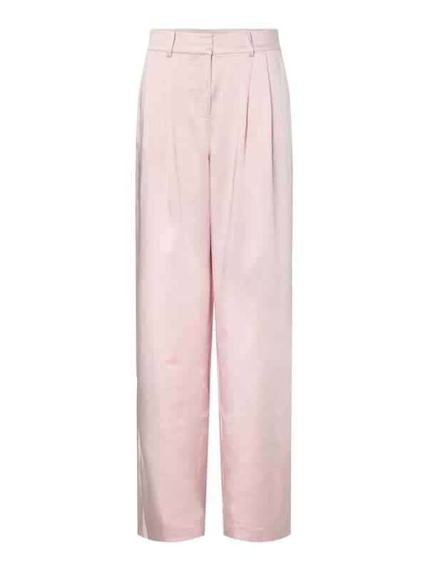 YAS - Vima satin pants - ballerina
