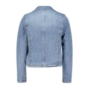 Red button - Blazer - Becky - midblue